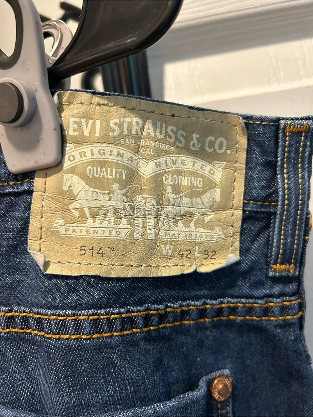 Levi's Men's Straight Jeans in Blue Wash